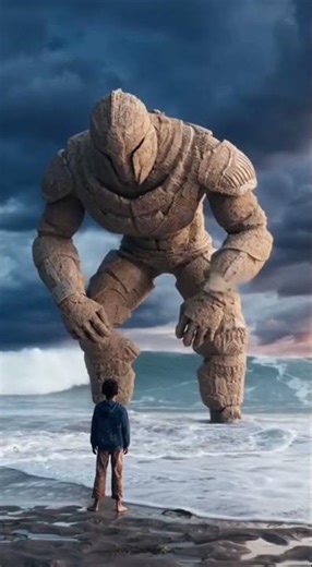 The Guardian of Sand: Colossus Awakens #aivideo #reels
