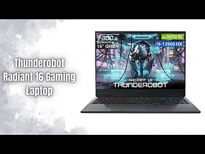 Thunderobot Radiant 16 Review | RTX 5070 Ti + i9-13900HX = Crazy Performance!