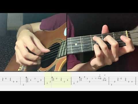 [Guitar Tutorial] Stereo Hearts - Fingerstyle Guitar Easy (Tab + Video)