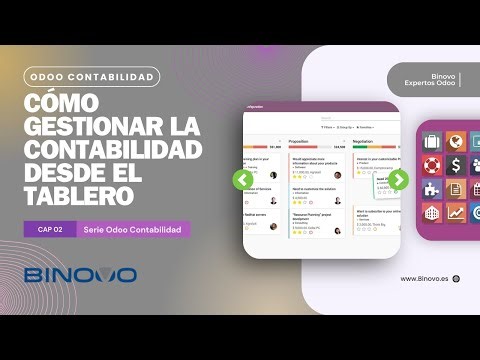 ODOO Contabilidad | Tutorial 02 📌 Cómo se puede gestionar la contabilidad desde el tablero