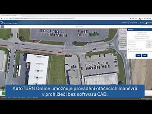 Cloudové řešení pro vlečné křivky vozidel - AutoTURN Online