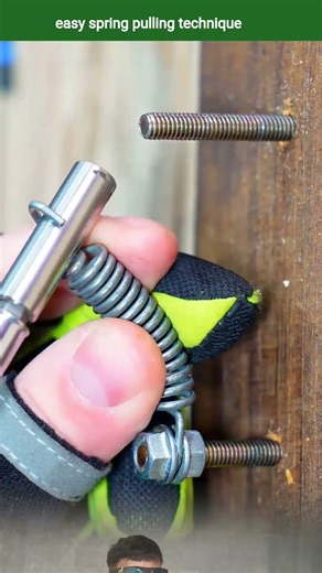 easy spring pulling technique