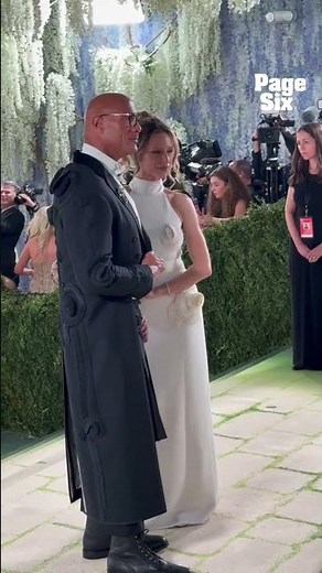 Dwayne "The Rock" Johnson and wife Lauren Hashian arriving at the 2026 Met Gala 🤍 #shorts