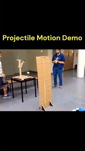 Amazing Projectile Motion Trick 🤯🎯 | Physics in Real Life | for funny #english #gradedreader