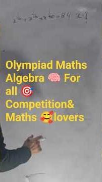 For All Competition & Maths Lovers