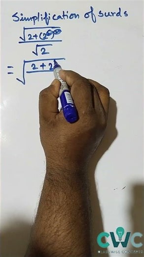 Simplification of Surds !!! #maths#mathstricks #shorts #mathstricks #shortsviral #shortsfeed #edm