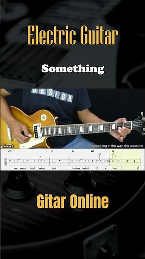 Something - The Beatles - Guitar Instrumental Cover + Tab #guitarlessons