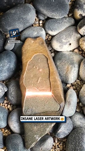 5.2M views · 51K reactions | Carving stone into crazy detailed artwork using lasers  | UNILAD Tech | Facebook