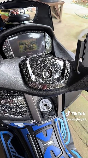 NMAX V2 Forged Carbon Handlebar and Cover Accessories