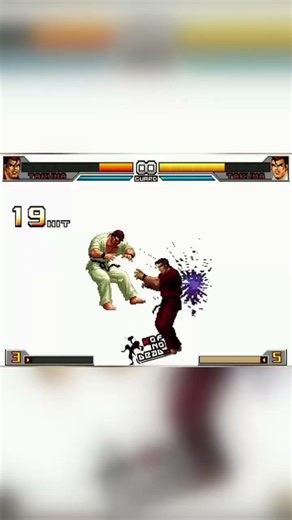 Takuma vs Takuma 😱 100% Damage Combo | KOF 2002 UM #kof #fightgame #snk #arcade