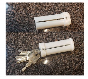 Retractable key case #3DThursday #3DPrinting