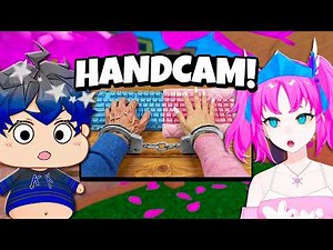 we played roblox while HANDCUFFED TOGETHER...