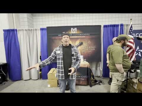 The 2024 Blade Show Booth of Strider Knives Inc.