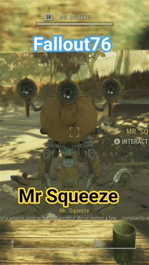 Fallout76 Mr. Squeeze random encounter #fallout #falloutlore #gaming #fallout76clips