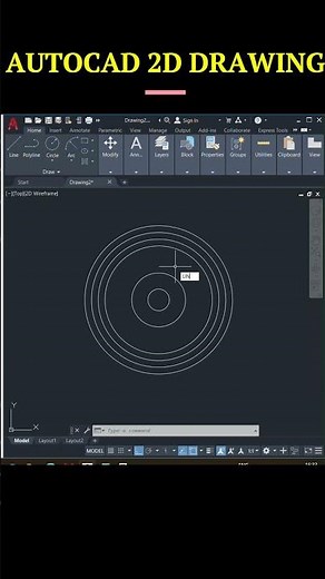 🔥 AutoCAD 2D Drawing Tutorial | Daily CAD Practice