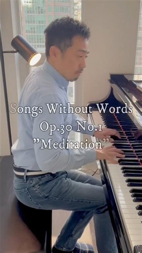 メンデルスゾーン 無言歌 Op.30 No.1 #shorts # #piano #healing #ピアノ #癒し
