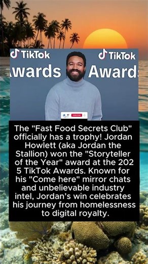 The President of Fast Food Wins! Jordan Howlett Takes "Storyteller of the Year"!