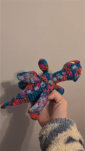 Crochet cute mini dragon