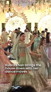 686K views · 4.9K reactions | Renowned actor Kubra Khan brought the house down with a stunning dance performance at her wedding event.  Via @takesbytwo #DialoguePakistan #Actor #KubraKhan #House #Dance #Performance #WeddingEvent #Shendi | Dialogue Pakistan | Facebook