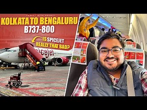INDIA's BEST Airline? | Flying SpiceJet B737-800 | Kolkata - Bengaluru TRIP REPORT
