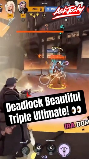 Deadlock Triple Ultimate! 💀 Rem Lash Venator Gameplay Build Guide How To Play #deadlock #fpsgames