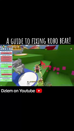How to fix robo bear! Youtube linked to my tiktok | #bss #beeswarm #beeswarmsimulatorroblox #beeswarmsim #beesmas #beesmas2023 #onett #bee #beesmas2024 #robobear #bssrobobear #howtofixrobobear #howtogetdrivesbss