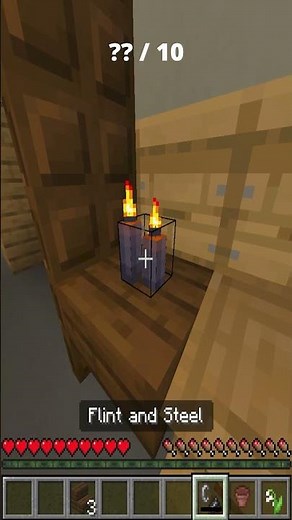 Minecraft Desk Build Hack #minecraft #buildhacks