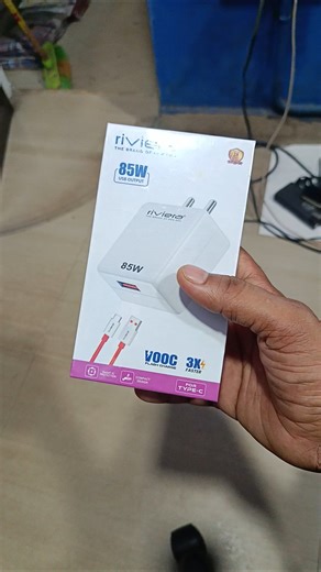 Riviera 85w USBOut Fastcharger cabletype #FastCharger #FastCharging #Charger#QuickCharg #Electronics