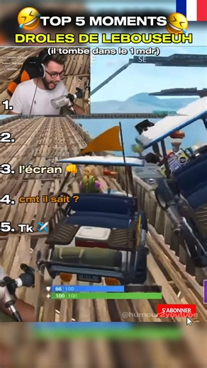TOP 5 moments LEBOUSEUH DROLES