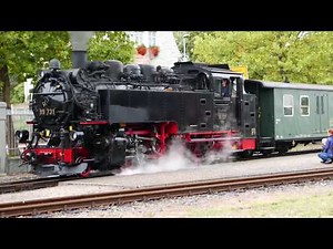 DR Dampflok VII K 99 731 im Bahnhof Zittau - als neues LGB-Modell 21480 für 2021 angekündigt