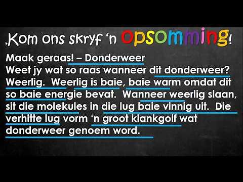 Hoe om 'n opsomming te skryf: Nie-fiksieteks