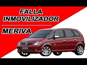 Chevrolet Meriva fault. Won't start, immobilizer light flashes.