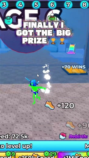 FAST RUNNING ALIEN 👽🏆🏆 #roblox #parkour