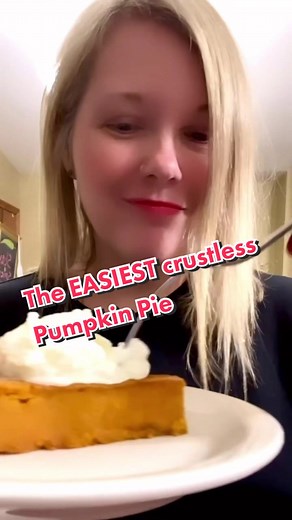 The Easiest Crustless Pumpkin Pie Recipe