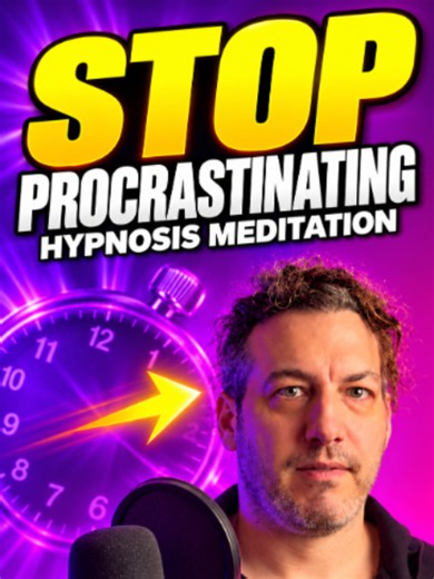 Stop Procrastinating Hypnosis Meditation | Take Action, Focus & Get Things Done Stop procrastinating and start taking calm, consistent action with this guided hypnosis meditation. This session is designed to help you let go of avoidance, overthinking, perfectionism and the urge to put important tasks off until later. As you relax, allow your mind to reconnect with motivation, self-discipline, focus and the satisfaction of completing what matters. Use it before work, study, exercise, admin tasks 