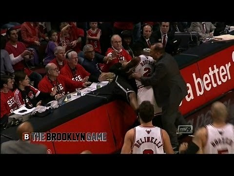 Cj Watson & Nate Robinson Skirmish (Near Fight) | Game 4 Nets - Bulls
