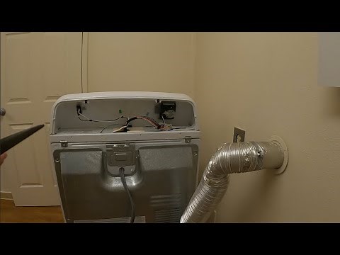 Replacing Control Board on Amana NED4655EW1 Laundry Dryer