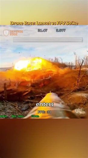 Lancet Outruns FPV to Target: Double Drone Strike!