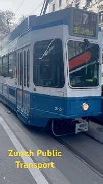 Zurich Metro Ride | Smooth City Train Experience in Switzerland