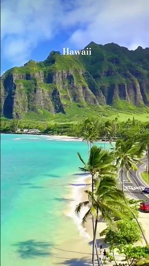 Most Stunning Hawaii 🌺🇺🇸 #travel #relaxing #beachvibes #beautifulnature