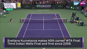 41K views · 1.1K reactions | 40th WTA Final! Svetlana Kuznetsova becomes 5th active player to reach 40+ Finals!! | WTA | Facebook