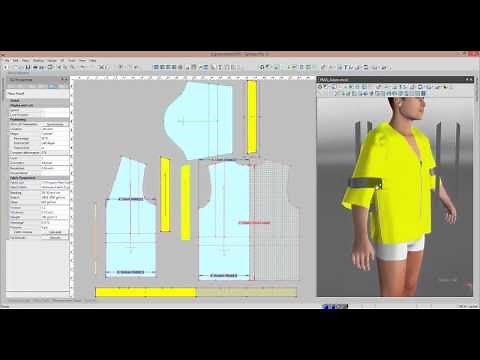 Pattern Design Software and 3D Sampling of Industrial Clothing