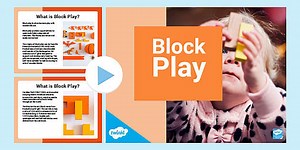 Block Play Adult Information PowerPoint
