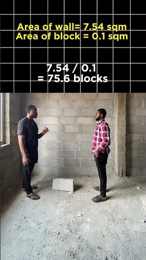 How to calculate the number of blocks in a wall? #construction #tips #blocks