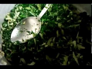 How to cook spinach saag bhaji British Indian cooking Indian Restaurant Cooking