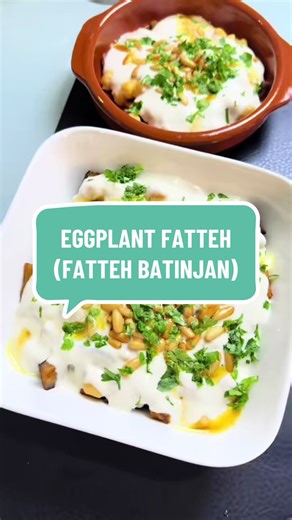 EGGPLANT FATTEH (FATTEH BATINJAN) #kuvajt #arapi #balkan #bosna #kuhinja