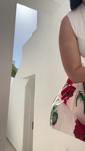 OOTD the wind in mykonos had my skirt flying up. #ootd #fyp #mykonosoutfit #dolcegabbana