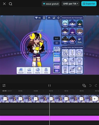 Voici comment animer son personnage dans gacha life et n'oubliez pas de liké de vous abonner merci 😘