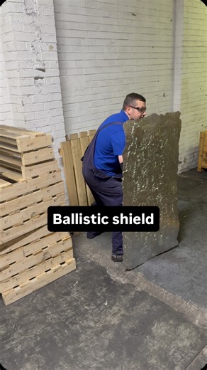 Calum Milton on Instagram: "Attempting to make a ballistic shield! #moltenmetal #ballisticshield #crafting"
