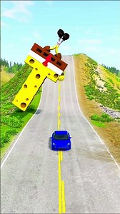 SpongeBob SquarePants hammer vs cars crashes #beamngdrive #cars